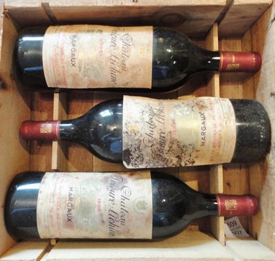 Lot 57 - Chateau Prieure Lichine 1982, Margaux, magnum, owc (three bottles) U: all into neck/high fill,...
