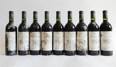 Lot 62 - Chateau Reysson 1983, Haut-Medoc, and Chateau Canteloup 1982 (x9) (ten bottles) U: all into neck