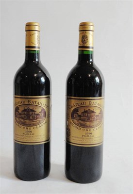 Lot 76 - Chateau Batailley 1996, Pauillac (x2) (two bottles) U: high fill