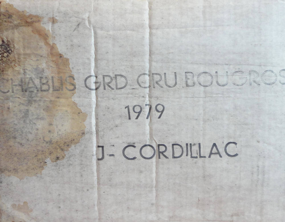 Lot 80 - Lots 33-37, 80, and 166-170: From a private cellar in West Yorkshire Chablis Grand Cru Bougros...
