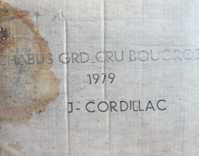 Lot 80 - Lots 33-37, 80, and 166-170: From a private cellar in West Yorkshire Chablis Grand Cru Bougros...