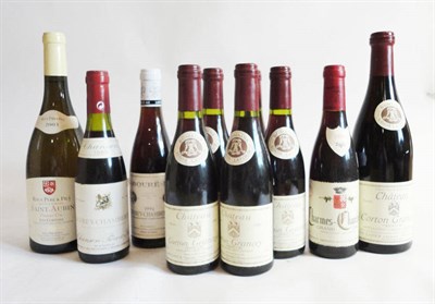 Lot 95 - Chateau Corton Grancey 1996, Domaine Louis Latour, Chames Chambertin 1994, Domaine Armand...