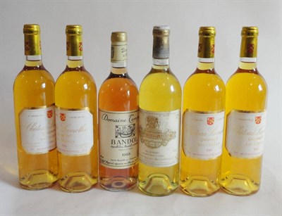 Lot 116 - Domaine Tempier 1993, Bandol, Chateau Coutet 1983, Barsac, and Chateau Lamothe 1995, Sauternes (x4)