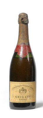 Lot 118 - Krug 1928, vintage champagne U: 4.5cm inverted, good label, some nicks to foil