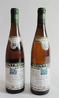 Lot 144 - Niersteiner Paterberg 1976 and 1983, Louis Guntrum, Scheurebe Beerenauslese (two bottles)