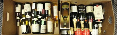 Lot 153 - A Mixed Parcel of Vintage and Non Vintage Wine and Champagne Including; Veuve Clicquot, Chateauneuf