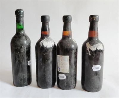 Lot 177 - Sandeman 1963, vintage port (x3) and Unknown 1940, vintage port (four bottles) U: all into neck, no