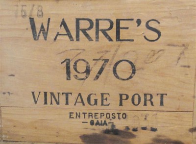 Lot 185 - Warre 1970, vintage port (x8) (eight bottles)