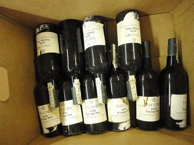 Lot 188 - Taylor 1975, vintage port (x10) (ten bottles)