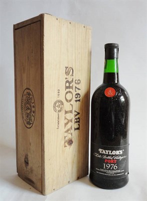 Lot 191 - Taylor 1976 LBV Double Magnum, loose labels, owc