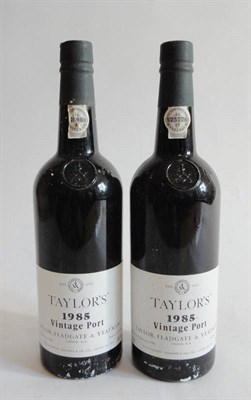 Lot 196 - Taylor 1985, vintage port (x2) (two bottles)