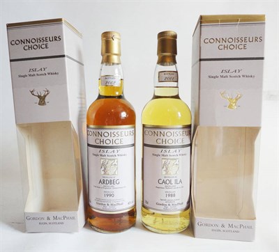 Lot 212 - Ardbeg 12 Year Old, Connoisseurs Choice, distilled 1990, bottled 2002, 70cl., 40%, and Caol Ila...