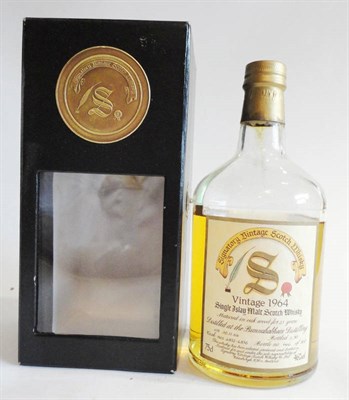 Lot 223 - Bunnahabhain 25 Year Old, Signatory Vintage, distilled 30.11.1964, bottled 2.1990, bottle...