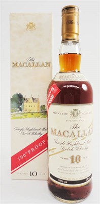 Lot 246 - The Macallan 10 Year Old 100° Proof, matured in sherry wood, 57%, 75cl, in original carton