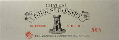 Lot 78B - Chateau Tour St Bonnet 2005, Medoc, oc (twelve bottles) U: recently removed from the Wine Society