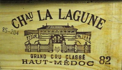 Lot 4 - Chateau La Lagune 1982, Haut Medoc, owc (twelve bottles)