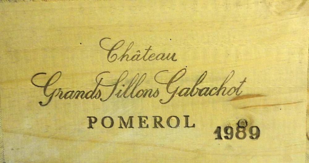 Lot 10 - Chateau Grands Sillons 1989, Pomerol, owc (twelve bottles)