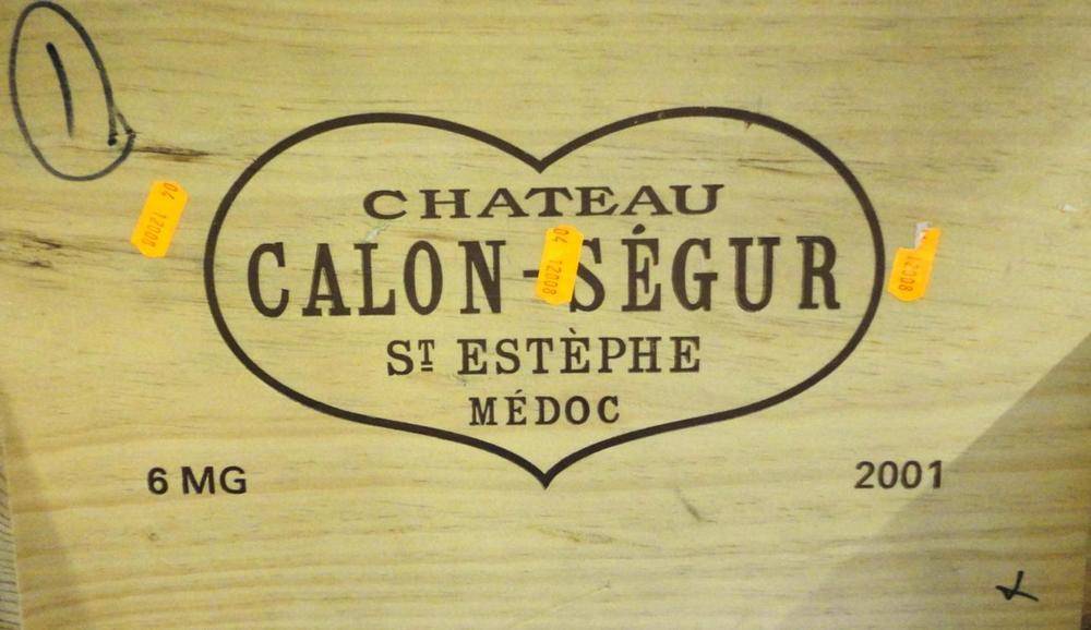 Lot 12 - Chateau Calon Segur 2001, St Estephe, magnums, owc (six magnums)