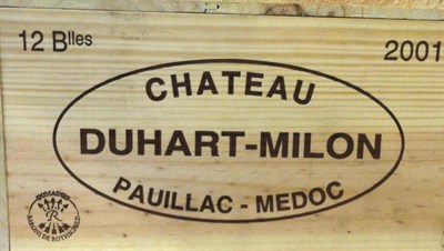 Lot 18 - Chateau Duhart Milon 2001, Pauillac, owc (twelve bottles)