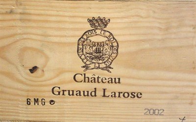 Lot 19 - Chateau Gruad Larose 2002, St Julien, magnums, owc (six magnums)