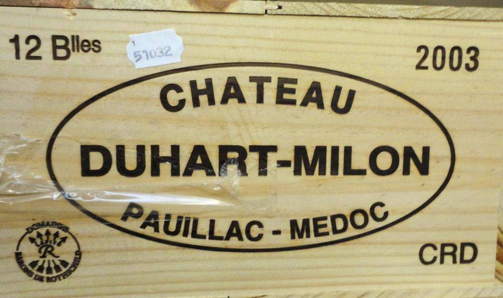 Lot 24 - Chateau Duhart Milon 2003, Pauillac, owc (twelve bottles)