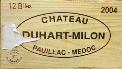 Lot 26 - Chateau Duhart Milon 2004, Pauillac, owc (twelve bottles)