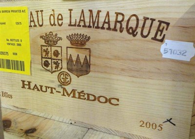 Lot 35 - Chateau de Lamarque 2005, Haut Medoc, owc (twelve bottles)