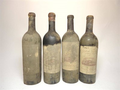 Lot 40 - Chateau Lafite Rothschild 1899, Pauillac (x4) (four bottles) U: 13.4cm to 16.5cm from the base...