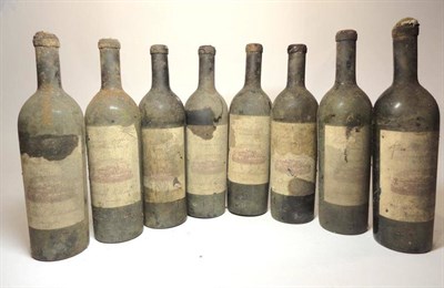 Lot 41 - Chateau Lafite Rothschild 1899, Pauillac (x8) (eight bottles) U: very low levels, sold for...