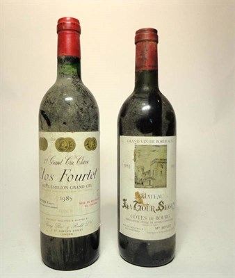 Lot 43 - Chateau Clos Fourtet 1985, St Emilion; Chateau La Tour Seguy 1985, Cotes de Bourg (two bottles)...