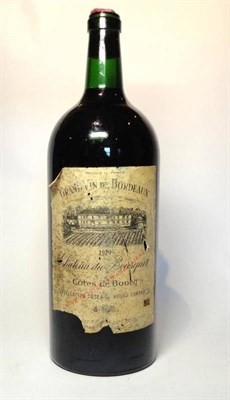 Lot 81 - Chateau du Bousquet 1979, Cotes de Bourg, 5 litre bottle U: into neck, wax seal partially...