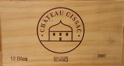 Lot 111 - Chateau Cissac 2007, Haut Medoc, owc (twelve bottles)