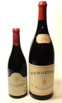 Lot 124 - Gevry Chambertin 1997, Jean Phillippe Marchand, magnum; Jose Maria da Fonseca Periquita 1988,...