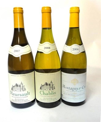 Lot 128 - Montagny 1er Cru 2004, Cave Des Vignerons de Buxy (x3); Meursault 2007, Jean Bourguignon (x3);...