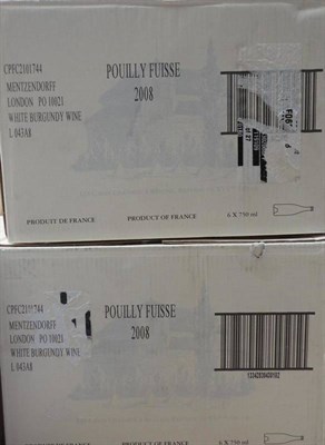 Lot 133 - Pouilly Fuisse 2008, Chanson Pere et Fils, half case, oc (x2) (twelve bottles)