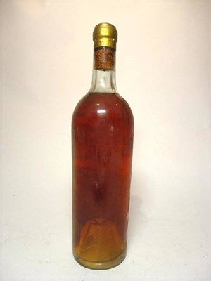 Lot 135 - Chateau d'Yquem 1934, Sauternes  U: top shoulder no label, capsule trimmed, vintage clear on cork