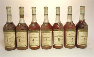 Lot 138 - Chateau Lafaurie Peyraguey 1961, Sauternes (x7) (seven bottles) U: top shoulder or into neck,...