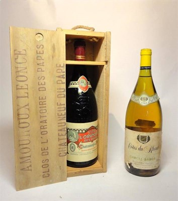 Lot 150 - Chateauneuf du Pape 1984, Clos de l'Oratoire des Papes, magnum, owc; Cotes du Rhone 1985,...