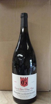 Lot 158 - Cotes du Rhone Villages Visan 2010, Dom. Guintrandy, magnum (six magnums)