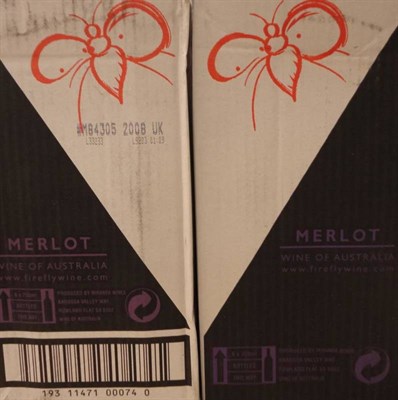 Lot 164 - Firefly Night Harvested 2008, Merlot, half case, oc (x2) (twelve bottles)