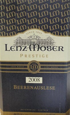 Lot 176 - Lenz Moser 2008, Beerenauslese, half case, half bottles, oc (six half bottles)