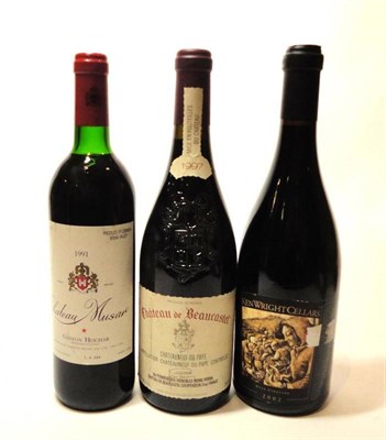 Lot 181 - Chateau Musar 1991, Gaston Hochar, Lebanon; Ken Wright Cellars NYSA Valley Pinot Nior 2002; Chateau