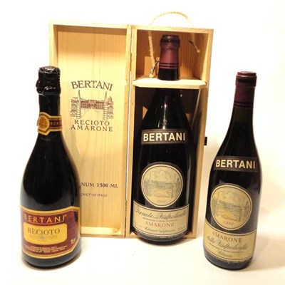 Lot 182 - Bertani Amarone Della Valpolicella 1994; Bertani Recioto Della Valpantena 1990, magnum, owc;...