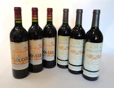 Lot 185 - Abadia Retuerta 1996; Cuvee El Palomar, Sardon De Duero (x3); Alexandro Fernandez Tinto...