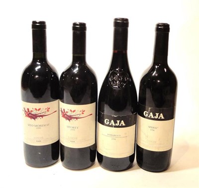 Lot 186 - Gaja Spress 1996, Langhe; Gaja Barbaresco 1998; Gaja Sito Moresco 1999, Langhe; Gaja Sitorey...