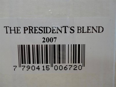 Lot 196 - The President's Blend 2007, Mendoza, half case, oc (six bottles)