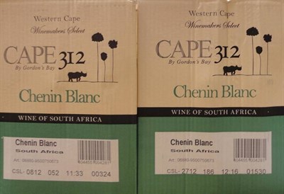 Lot 202 - Cape 312 Winemakers Select 2011, Chenin blanc, half case, oc (x2) (twelve bottles)