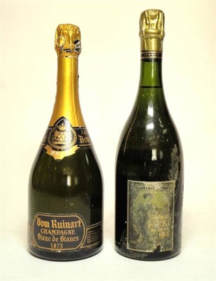 Lot 207 - Dom Ruinart Blanc de Blancs 1973, vintage champagne; Pommery Cuvee Speciale 1979, vintage champagne