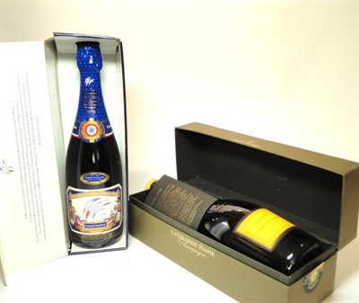 Lot 218 - Veuve Clicquot La Grande Dame 1989, vintage champagne, oc; Canard Duchene Cuvee Speciale Du...