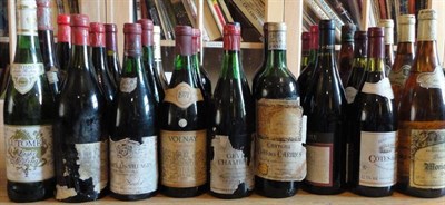 Lot 251 - A Mixed Parcel of Vintage French and World Wine; many poor labels or unidentified bottles,...